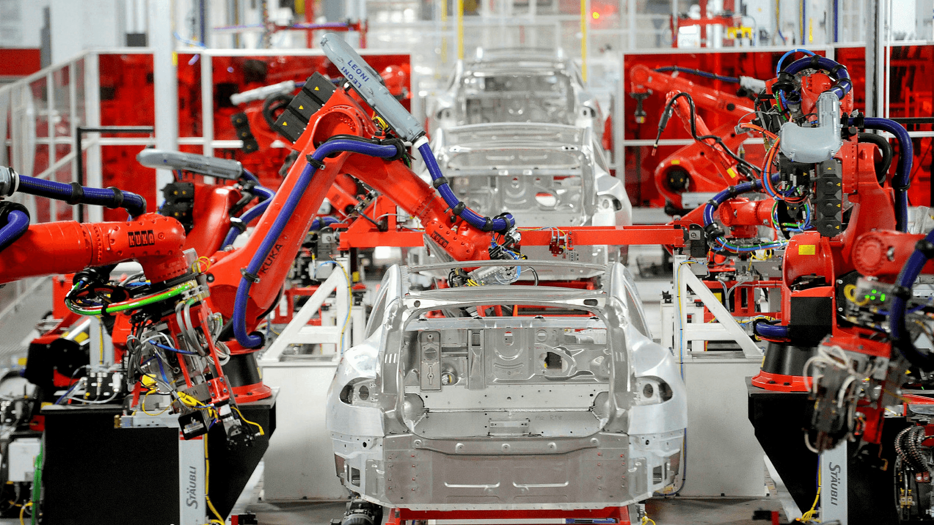 Tesla production line